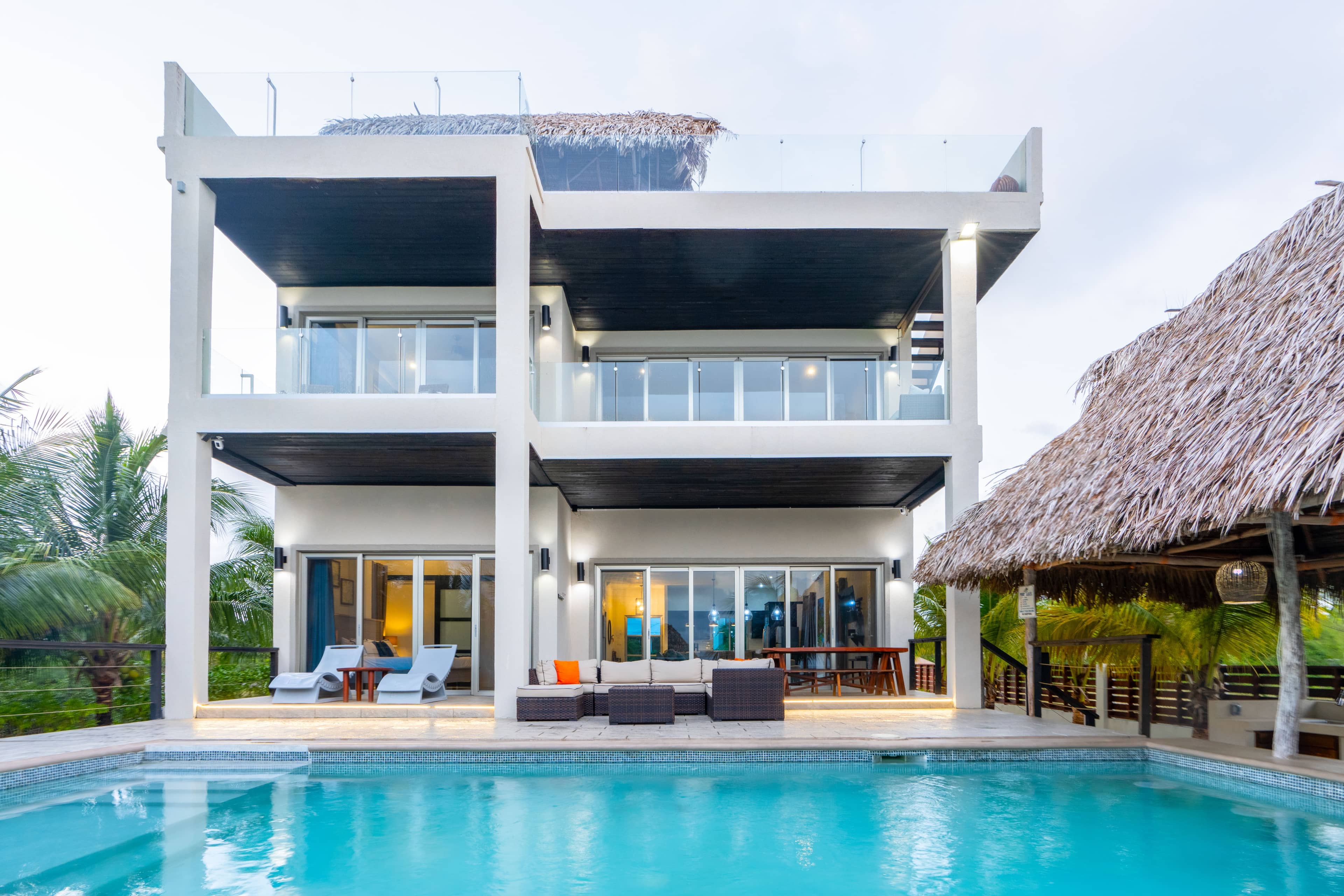5 Bedroom Income Property on the Beach — Placencia, Belize
