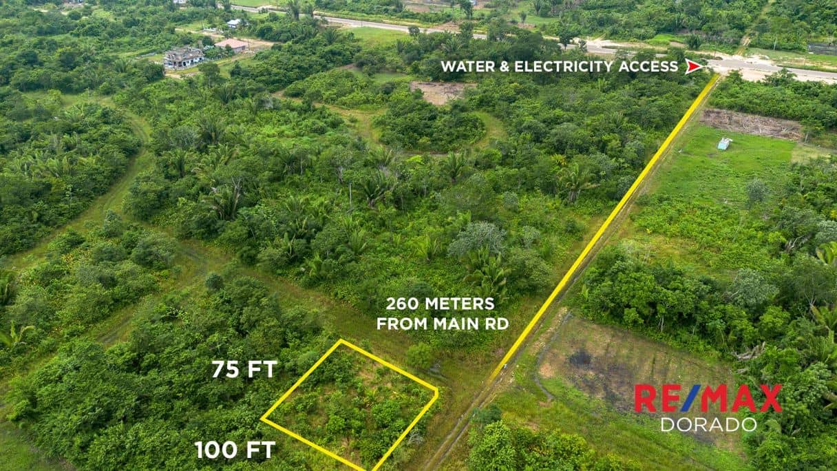 New land listing in the Capital city, J and W area — Ambergris Caye, Belize