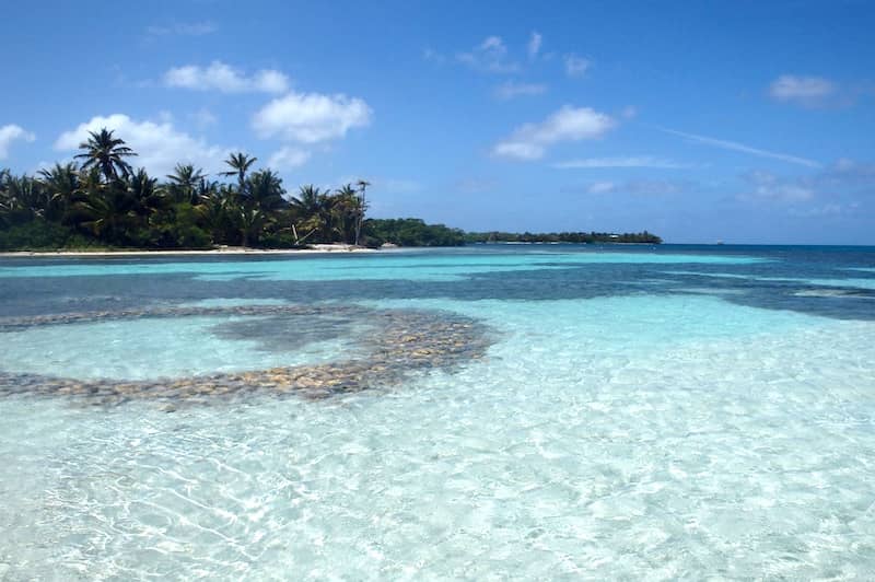 Private beach on private island — Belize City, Belize