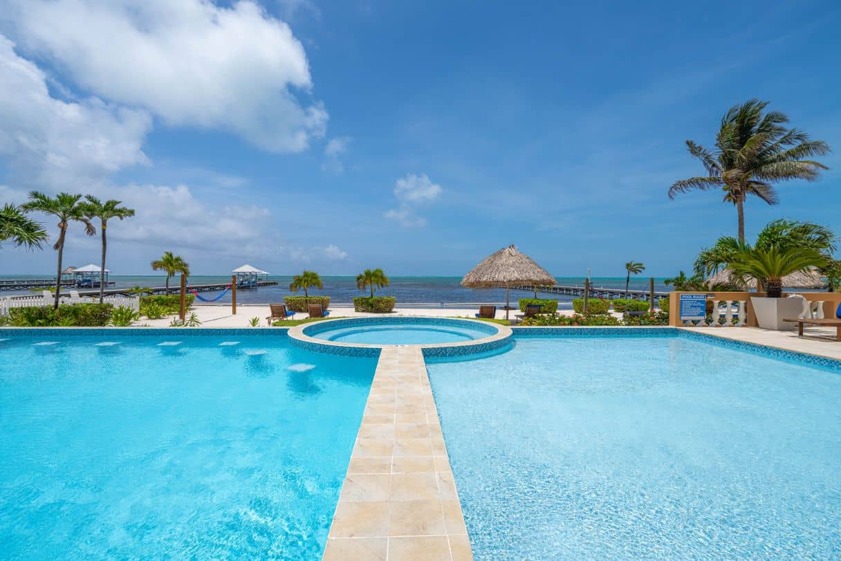 Blue Haven at Hol Chan Villas Ground Floor Beachfront Condo — San Pedro, Belize