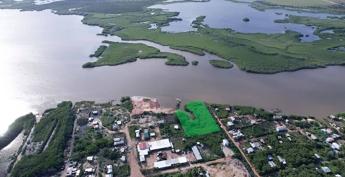Oversized Lagoonfront Lot in Seine Bight — Seine Bight, Belize