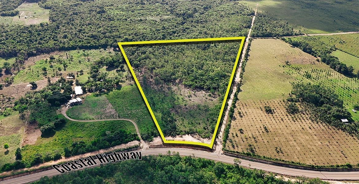 21 Acre Lot on Coastal Road ready to develop — Mullins River, Belize