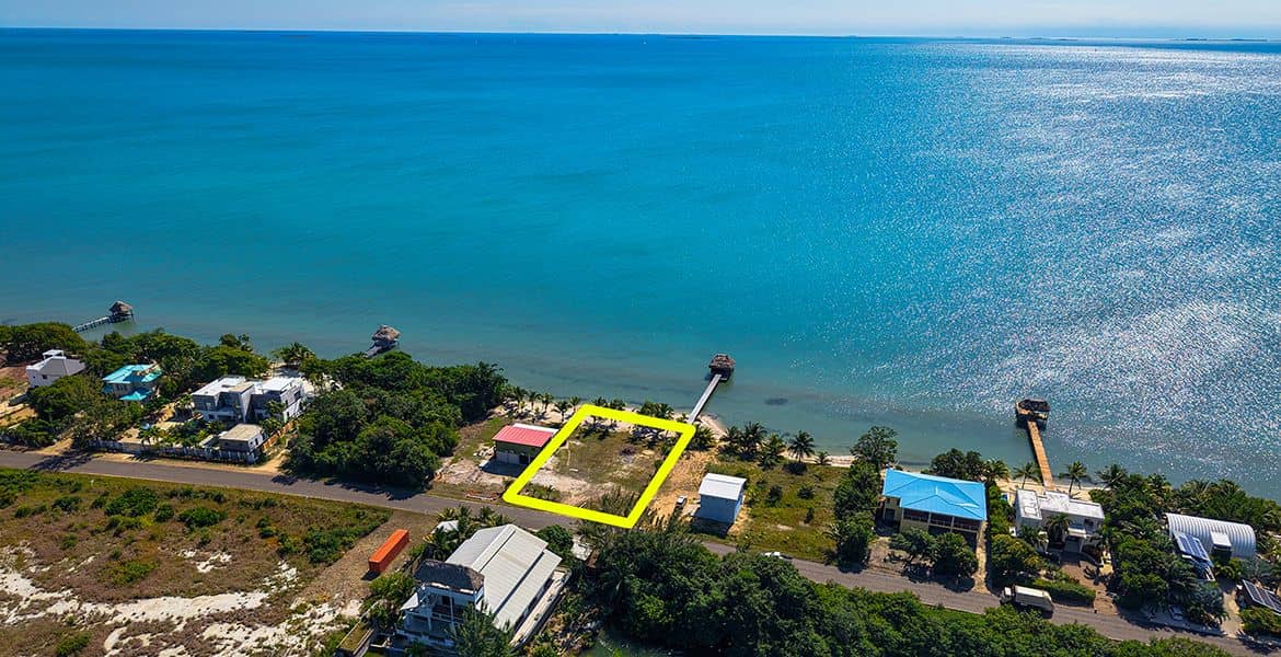 Stunning Beachfront Lot with Pier in Placencia — Maya Beach, Belize