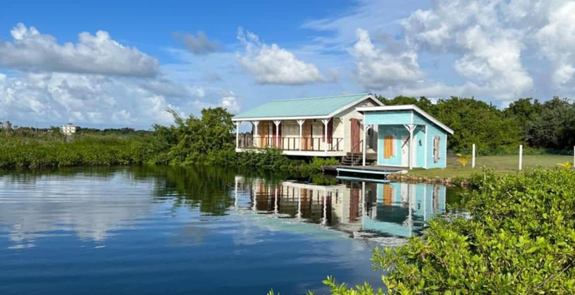 Canal front Cabanas at Vista Cove community — Placencia, Belize