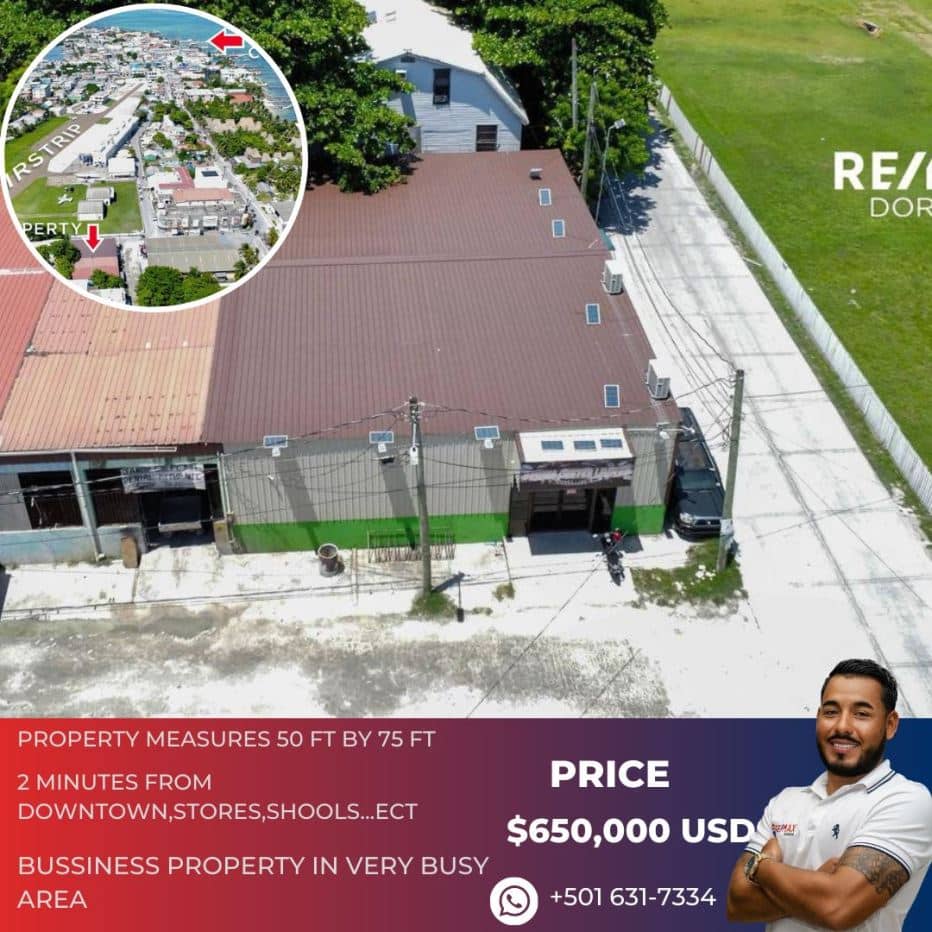 Commercial Property in busy area in San Pedro Belize — San Pedro, Belize