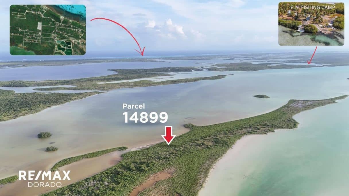 Beach front, North secret beach. Belize — Ambergris Caye, Belize