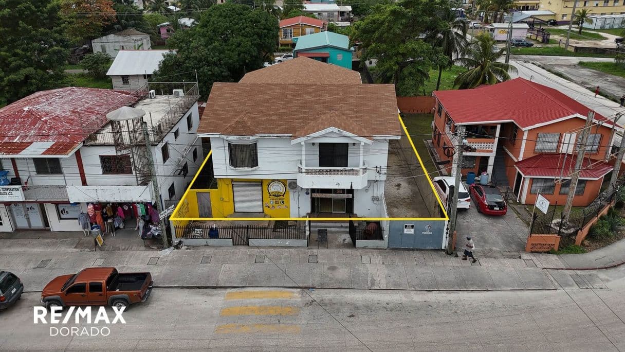Prime Two-Story Commercial Property – Central American Blvd, Belize City — photo 1 of 10