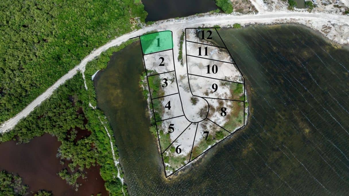 Lot 1 – Exclusive Waterfront Homesite at Paradise Island, Mahogany Bay — Ambergris Caye, Belize