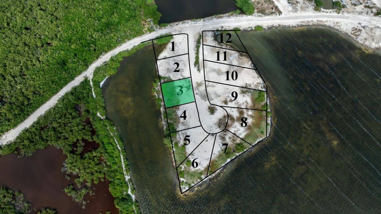 Lot 3 Waterfront Parcel at Paradise Island, Mahogany Bay — Ambergris Caye, Belize
