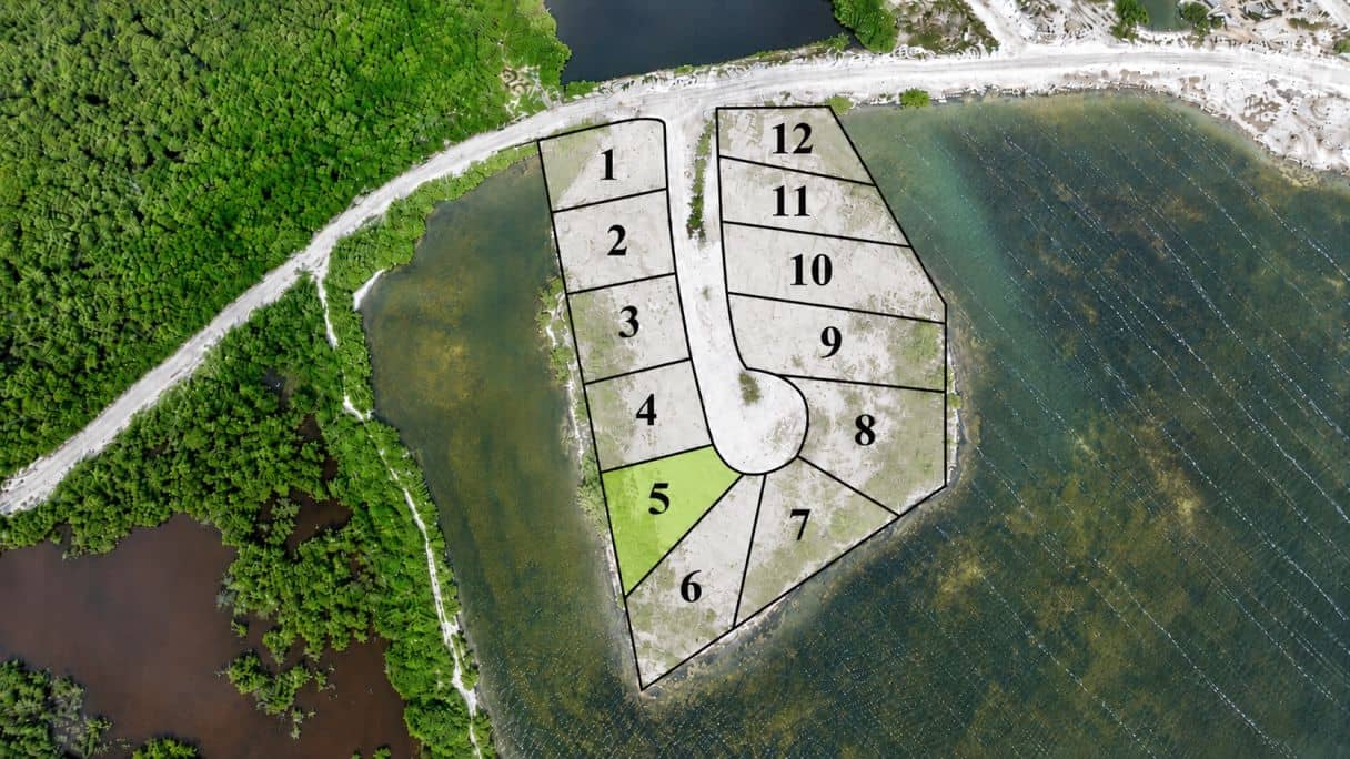 Lot 5 – Premium Island Waterfront Parcel Mahogany Bay — Ambergris Caye, Belize