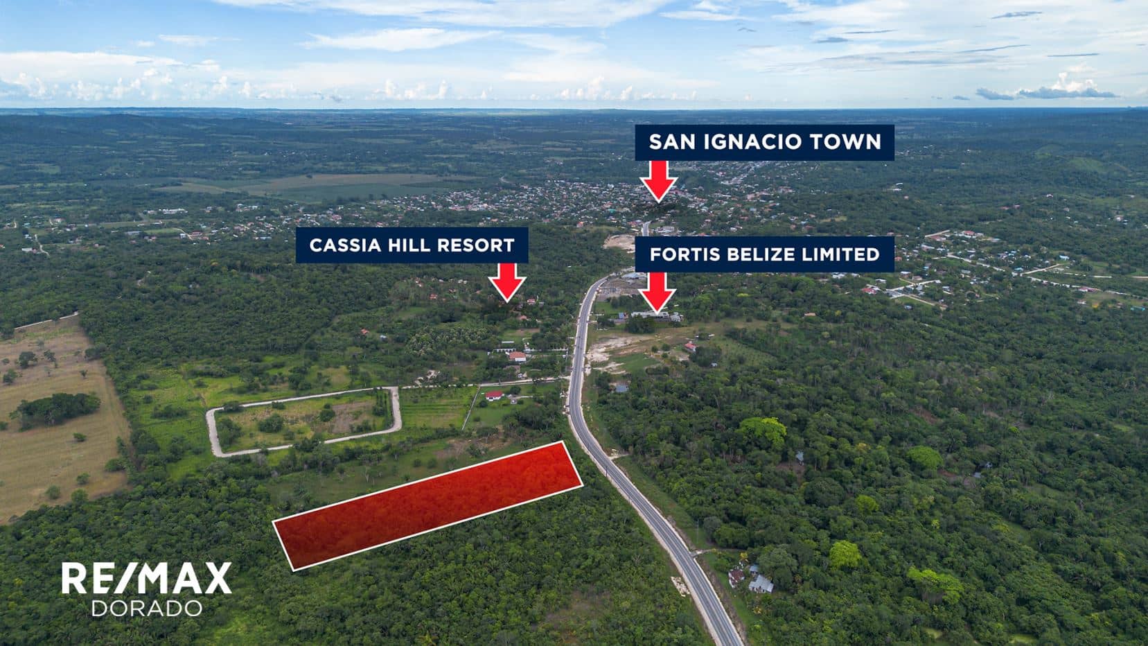 PRIME 4.17 ACRES -George Price Highway, San Ignacio — San Ignacio, Belize